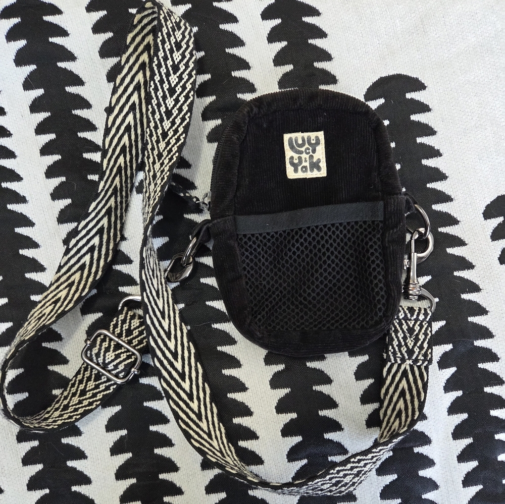 Lucy & Yak Brady Black Corduroy Bag